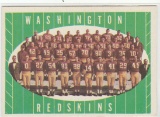 WASHINGTON REDSKINS 1961 TOPPS TEAM CARD #131