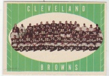 CLEVELAND BROWNS 1961 TOPPS TEAM CARD #76 / JIM BROWN