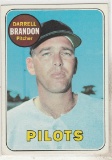 DARRELL BRANDON 1969 TOPPS CARD #301