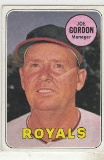 JOE GORDON 1969 TOPPS CARD #484