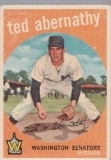 TED ABERNATHY 1959 TOPPS CARD #169