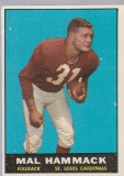 MAL HAMMACK 1961 TOPS CARD #117