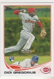 DIDI GREGORIOUS 2013 TOPPS ROOKIE CARD #296