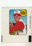 PETE ROSE 1969 TOPPS DECAL