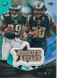 TODD GURLEY / DEMARCO MURRAY 2015 ROOKIES AND STARS PATCH CARD