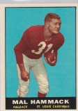 MAL HAMMACK 1961 TOPS CARD #117