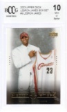 LEBRON JAMES 2003 UD LEBRON JAMES BOX SET CARD #9 / GRADED