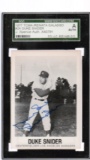 DUKE SNIDER AUTOGRAPHED 1977 TCMA-RENATA GALASSO CARD