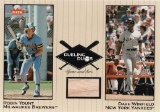 DAVE WINFIELD 2002 FLEER GREATS DUELING DUOS BAT CARD