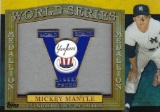 MICKEY MANTLE 2011 TOPPS COMMEMORATIVE 1953 WORLD SERIES MEDALLIONS CARD