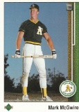 MARK MCGWIRE 1989 UPPER DECK CARD #300