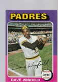 DAVE WINFIELD 1975 TOPPS MINI CARD #61