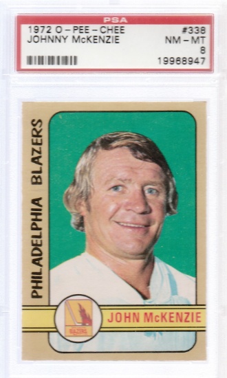 JOHN MCKENZIE 1972 O-PEE-CHEE CARD #338 / GRADED