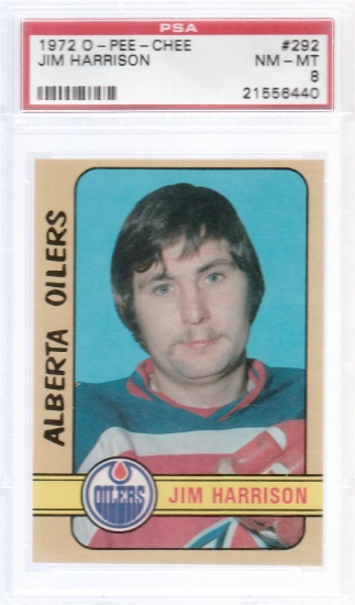 JIM HARRISON 1972 O-PEE-CHEE CARD #292 / GRADED