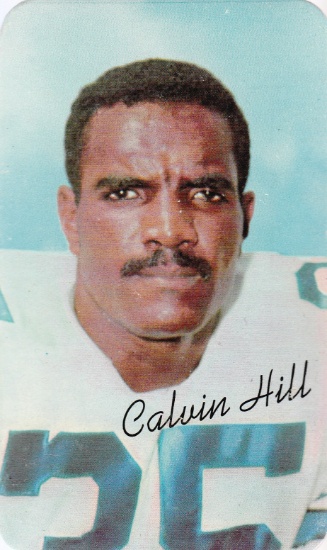 CALVIN HILL 1970 TOPPS SUPER CARD #28