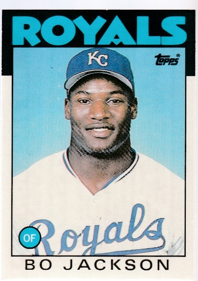 BO JACKSON 1986 TOPPS TRADED ROOKIE CARD #T50