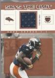 TATUM BELL 2004 SKYBOX LE SKYS THE LIMIT JERSEY CARD