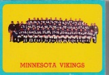MINNESOTA VIKINGS 1963 TOPPS TEAM CARD #109