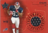 LEE EVANS 2004 ROOKIES AND STARS ROOKIE JERSEY CARD