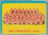 SAN FRANCISCO 49ERS 1963 TOPPS TEAM CARD #145