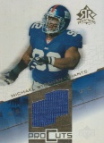MICHAEL STRAHAN 2004 UD REFLECTIONS PRO CUTS JERSEY CARD