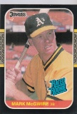 MARK MCGWIRE 1987 DONRUSS RATED ROOKIE CARD #46