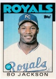 BO JACKSON 1986 TOPPS TRADED ROOKIE CARD #T50