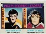 1974/75 TOPPS CARD #1 SCORING LEADERS / ESPOSITO