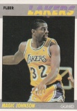 1987/88 FLEER BASKETBALL CARD LOT OF 27 CARDS / MAGIC JOHNSON