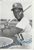 CURT FLOOD 1969 TOPPS DECKLE EDGE CARD #28