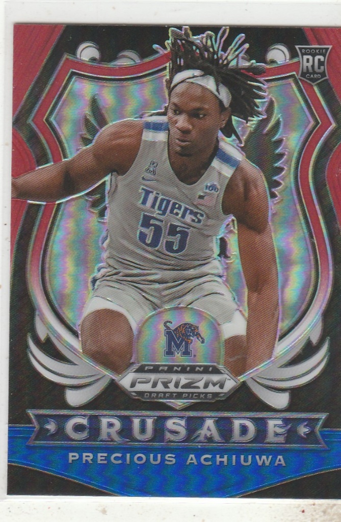 Precious Achiuwa Panini Draft Red White And Blue Crusade Prizm Rookie Card Art Antiques Collectibles Sports Memorabilia Cards Sports Trading Cards Online Auctions Proxibid
