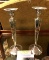 Pair of vintage etched Sterling Silver candlesticks - amazing pieces