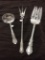 3 pieces of vintage Sterling silver servers, 2 are Reed & Barton