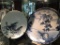 Set of two vintage asian hand painted and marked plates - lovely detail