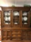 Orante vintage oak Curio cabinet w/ 