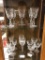 Set of Waterford crystal glasses - 15 total goblets, sherry etc