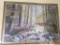 Gene Mclnerney autumn creek scene print in nice modern frame - $95 tag