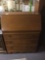 Vintage oak secretary desk w/ drawers