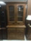 Cal shops vintage oak curio cabinet