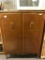 Vintage cherry wood armoire/ chest of drawers in good cond and simple design
