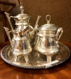 Selection of vintage Silver plate Middletown Plate tea set - great cond