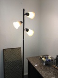 Modern 3 light adjustable floor lamp