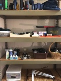 Entire contents of the shelf - tools, supplies, electronics etc