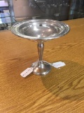 Newport Sterling Silver elevated compote - weighted bottom