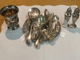 Collection of vintage silverplate - see pics