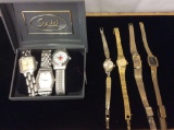 Collection of 7 vintage to antique womens watches - Seiko, Wittnauer, more