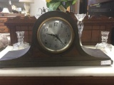 Antique Sentinel #10 Seth Thomas time strike mantle clock as is