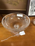 Stunning handcut crystal Waterford elevated bowl