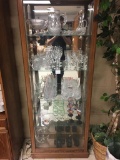 The contents of the curio cabinet - crystal , glass , etc! See pics