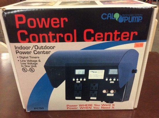 Cal Pump Waterscape systems power control center